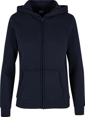 Produktbild von Urban Classics Ladies Basic Essential Zip Hoody navy 4XL