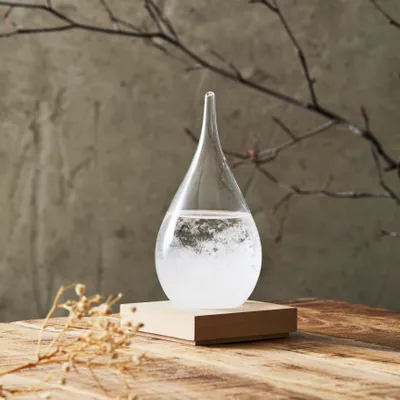 Image de Verre Tempete H17cm