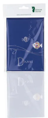 Produktbild von ROESSLER Danksagungskarten Funny Fish 3xKommunion + 3xKonfirmation 3+3 Stück