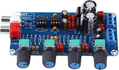 Produktbild von HIFI OP-AMP Vorverstärkerplatine NE5532 mit Lautstärke- und Klangregelung – Doppelkanal, Rauscharm und hoher Klangtreue