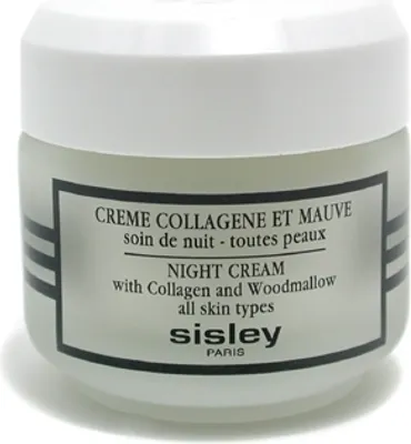 Produktbild von Sisley Night Cream With Collagen And Woodmallow, Nachtcreme, Frauen, Universal, Gesicht, Hals/Nacken, Anti-Aging, Kräftigend, Revitalisierend, 50 ml