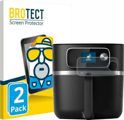 Produktbild von 2x BROTECT Schutzfolie für Philips Airfryer HD9880/90 Displayschutz Displayschutzfolie Folie Matt Entspiegelungsfolie