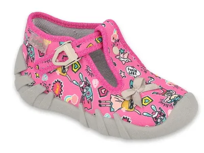 Produktbild von Mädchen Hausschuhe Befado Speedy 110P457 rosa