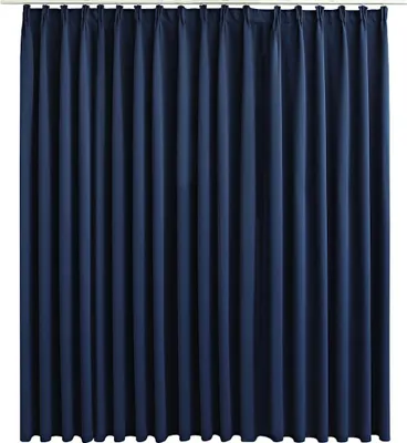 Produktbild von vidaXL Verdunkelungsvorhang mit Haken Blau 290 x 245 cm