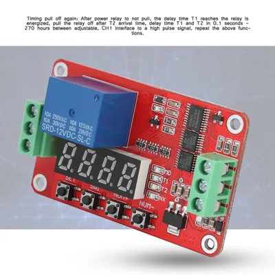 Obrázok produktu pre Modul relé, modul relé oneskorenia, modul časovača cyklu relé, modul relé s vlastným zámkom, modul relé automatizácie