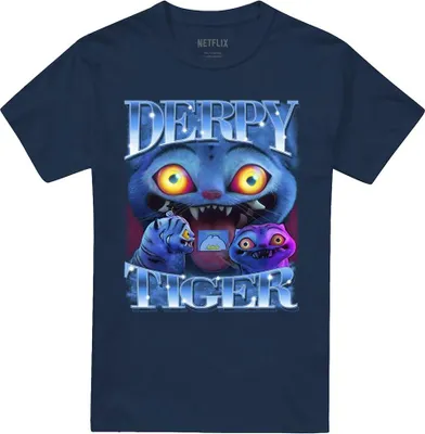 Produktbild von K-Pop Demon Hunters - T-Shirt für Herren/Damen Uni TV20443 (3XL) (Marine)