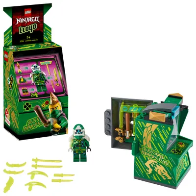 LEGO Ninjago Avatar Lloyd - Arcade Kapsel packaging and contents, including a minifigure and accessories.