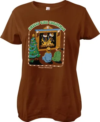 Produktbild von Smells Like Christmas Girly Tee - X-Large  - Brown