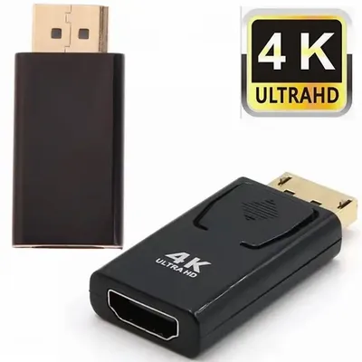 Produktbild von DisplayPort HDMI Adapter Konverter DP 1.2 zu HDMI 1.4 1440P 4K Full HD 2160P
