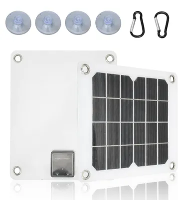 20 W monokristallines Solarpanel, 5 V, USB, tragbar