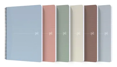 Produktbild von Oxford 400154145, Einfarbig, Gemischte Farben, A4, 50 Blätter, Kariertes Papier, Universal