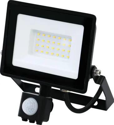Obrázek produktu pro BLULAXA LED reflektor s detektorem pohybu, EEK: F, 30W, 2500lm, 4000K, černý
