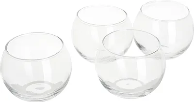 Produktbild von VBS Teelichtglas "Bowl", 4 Stück