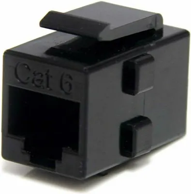 Produktbild von StarTech.com Cat-6 RJ45 Keystone Netzwerkkoppler Buchse/Buchse Schwarz