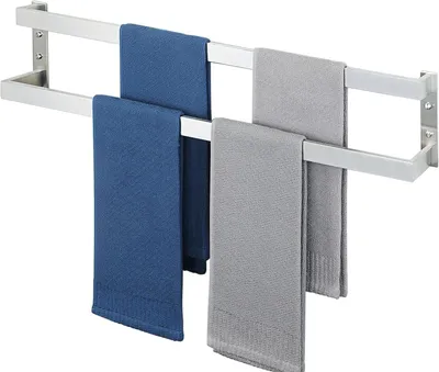 Produktbild von Doppelter Handtuchhalter aus Edelstahl