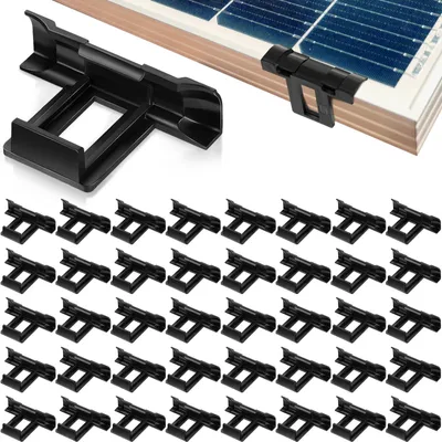 Drainage-Clips für Solarmodule, 30 mm, 100 Stück, schwarz