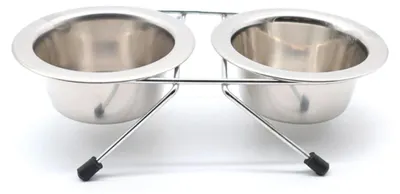 Productafbeelding van Houder voor 2 voerbakken, 0,47 L / 13 cm