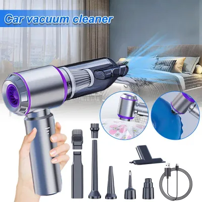 Produktbild von 4 IN 1 Handstaubsauger Akku 15000PA, Kabelloser Handstaubsauger Autostaubsauger mit Bürstenlosem Motor und Filter, für Auto,Zuhause,Büro,Tierhaare