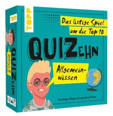 Produktbild von QUIZehn - Allgemeinwissen. Das listige Spiel um die Top 10