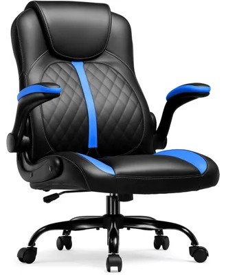 Image de Siège de jeu - Fauteuil de jeu - Fauteuil de bureau - Chaise pour ordinateur - Chaise de bureau - Support lombaire ergonomique