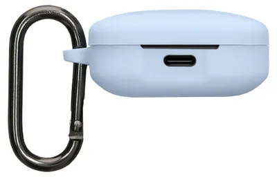 Produktbild von kwmobile Hülle kompatibel mit Xiaomi Redmi Buds 6 Active Kopfhörer - Silikon Schutzhülle Etui Case Cover Schoner in Hellblau