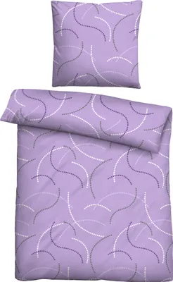 Produktbild von Traumhaft schlafen - Castell - Markenbettwäsche Mikrofaser Bettwäsche 0560966 GRAFISCH color: viola, size: 1x 155x220 cm + 1x 80x80 cm