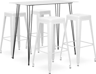 Image de Ensemble de bar 5 pcs Blanc
