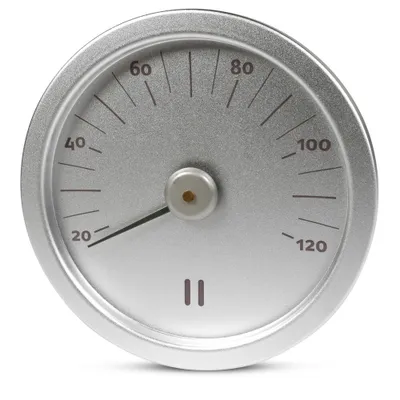Produktbild von Rento Sauna Thermometer aluminium Silber