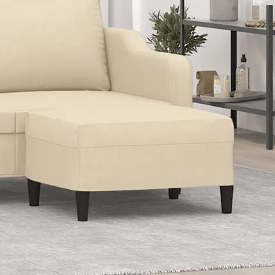 Produktbild von Fußhocker Creme 70x55x41 cm Stoff , Sitzhocker Design 2024