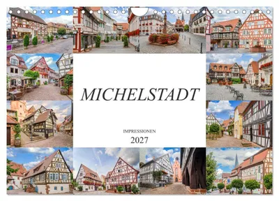 Produktbild von Michelstadt Impressionen (Wandkalender 2027 DIN A4 quer), CALVENDO Monatskalender