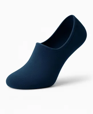 Imagen del producto de Calcetines deportivos tipo "micro" color azul oscuro, modelo Milena, confeccionados en algodón para mayor comodidad, talla 42-44