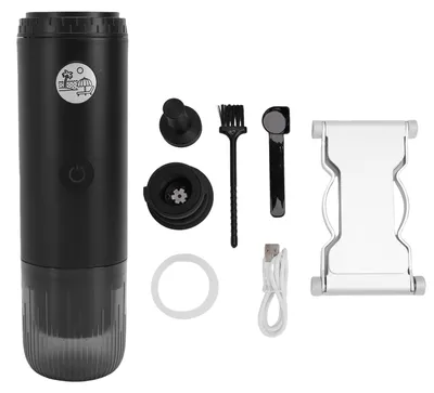 Obrázek produktu pro Přenosný kávovar 19bar USB dobíjecí bezdrátový přenosný kávovar pro kávové kapsle na mletou kávu