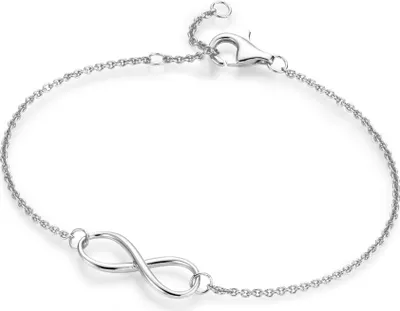 Produktbild von Armband Smart Jewel Infinityzeichen als Mittelteil, Silber 925 Silber 19 cm