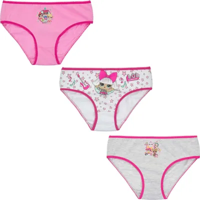 Produktbild von L.O.L. Surprise! lol Kinder Mädchen Unterhosen Schlüpfer Slips 3er Pack, Größe:92-98