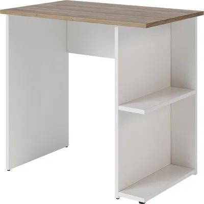 Produktbild von Schreibtisch Vicco Simple Weiß/Artisan 80 x 50 cm, Model 59817
