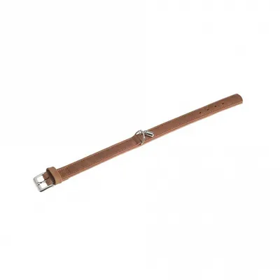 Produktbild von Karlie Halsband Buffalo aus Kalbsleder - Braun - 60 cm/30 mm