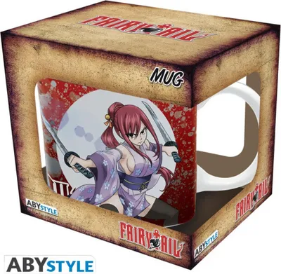 Image de Mug céramique Fairy Tail - Erza & Jellal (320 ml)