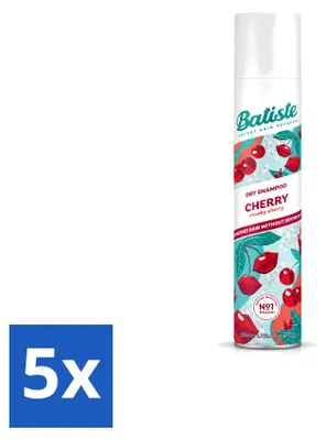 Obrázok produktu pre 5 ks šampónu bez vody Batiste s vôňou čerešní a kvetov čerešní - 200 ml - výhodný balík - 5 kusov