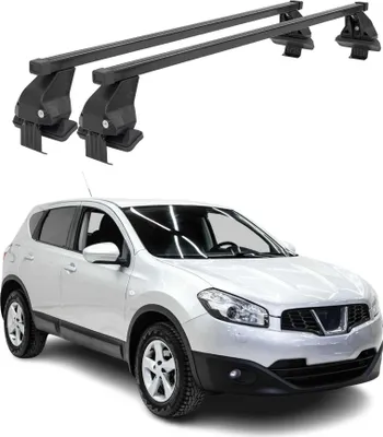 Produktbild von Menabo Dachträger Grundtäger für Nissan Qashqai J10 2006-2014 50kg Stahl Schwarz