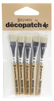 Produktbild von Décopatch PACKPC05O, Bürstenset, Flachpinsel