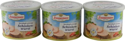 Produktbild von Delikatess Schinkenwurst 3er Pack (3 Dosen à 200 g)