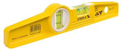 Produktbild von STABILA Wasserwaage Torpedo 25 cm Type 81 S