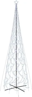 Obrázek produktu pro vidaXL LED vánoční stromek ve tvaru kuželu studená bílá 3000 LED 230x800 cm