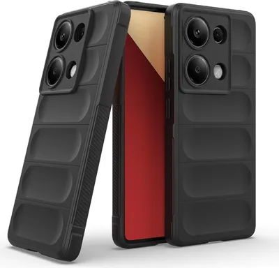 Produktbild von Handy Hülle für Xiaomi Redmi Note 13 Pro Grip Case Cover Schutzhülle Softgrip Farbe: Schwarz