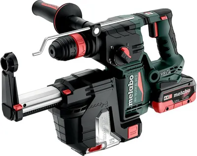 Image de Perforateur burineur KH 18 LTX avec extracteur de poussière BL 24 Q Set ISA - METABO - avec 2 batteries18v 5.5A.h - chargeur - coffret - 601714930