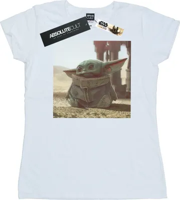 Produktbild von Star Wars - "The Mandalorian The Child" T-Shirt für Damen BI43004 (XXL) (Weiß)