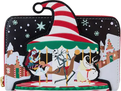 Immagine prodotto di Loungefly - Portfel Disney Nightmare Before Christmas - Podróż do Krainy Świąt