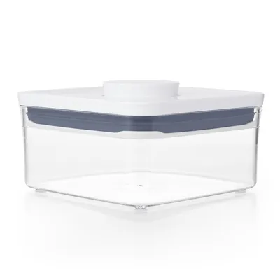 Image de Boîte Carrée Basse Oxo Pop 2.0 Rangement Hermétique Modulaire Avec Bouton-poussoir - Oxo
