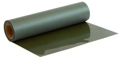 Produktbild von Plottermarie Plotterfolie Flex S für kreative Veredelungen – Plotterfolie für Textildruck, T-Shirts, Baumwolle, Polyester & Plotterprojekte Olive 100 x 50 cm