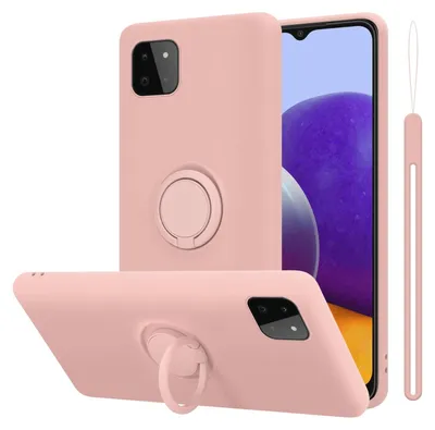 Produktbild von Cadorabo Hülle für Samsung Galaxy A22 5G Schutz Hülle in Rosa Handyhülle TPU Etui Case Cover